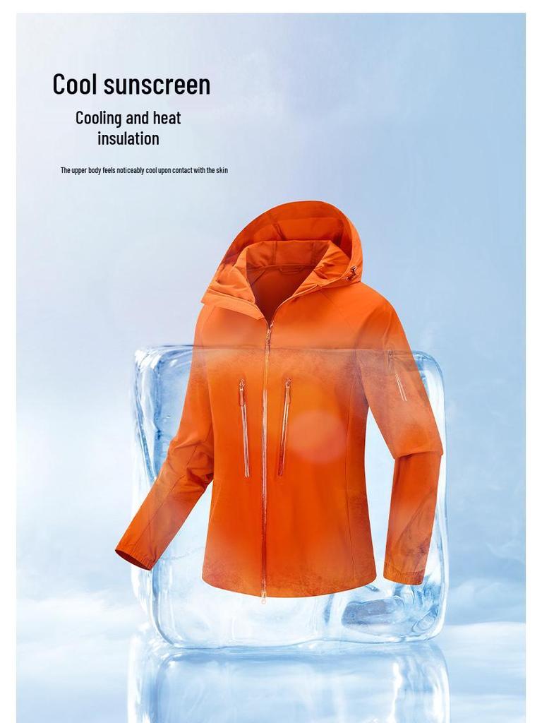 Trendy Waterproof Hooded Jacket: Lightweight Summer Sunscreen & Fishing Coat for Women & Men