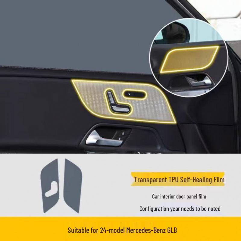 Mercedes-Benz GLB Class 25 Models Interior TPU Film for Center Console Screen Decoration
