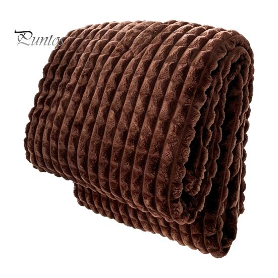 Thermal Insulation Blanket for Autumn Waffle Textured Fleece Throw Blanket, Solid Color Milk Flannel Grid Cut Warm Plush Couch Soft Cozy Bed