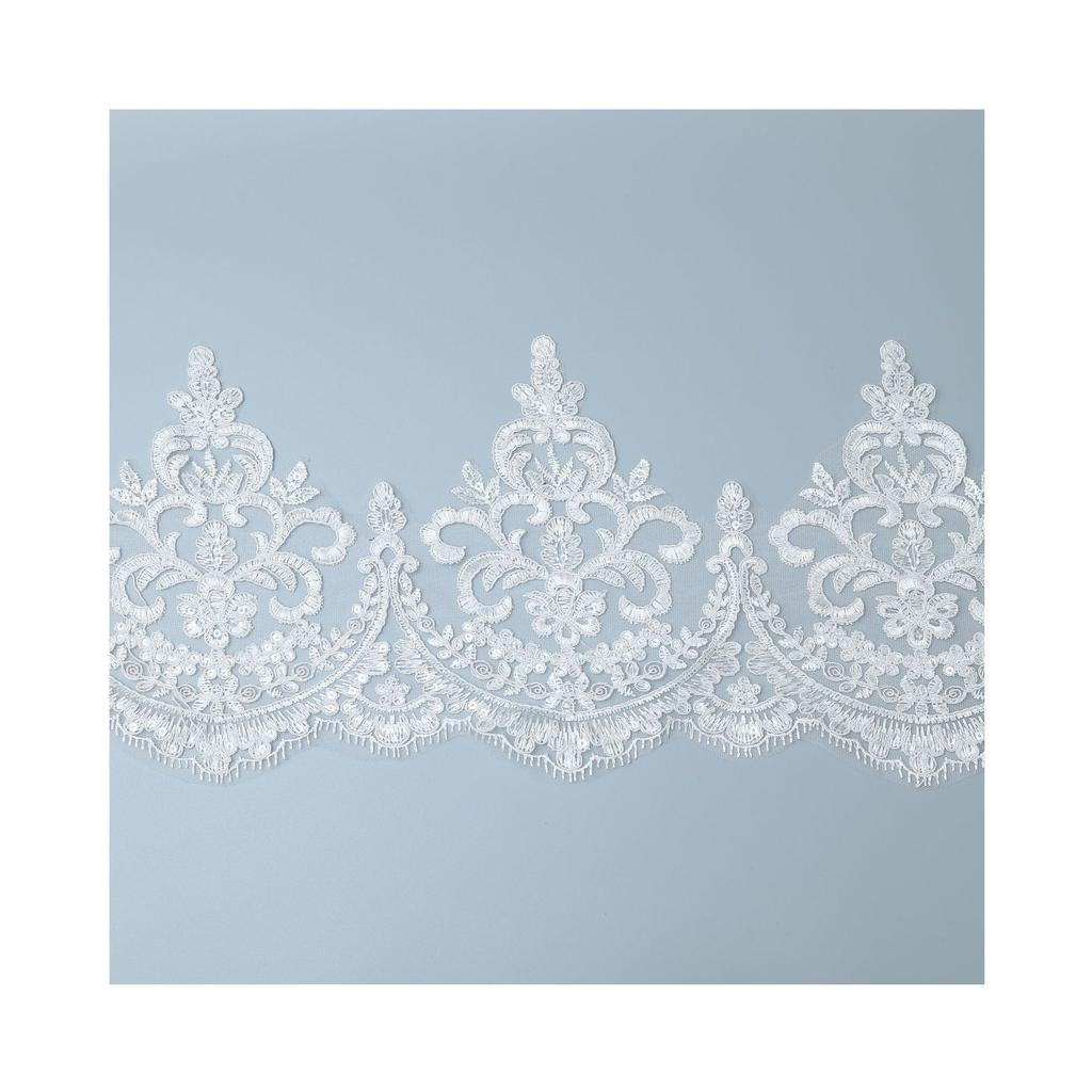 Car Bone Lace Eyelash Lace Wedding Dress Children'S Clothing Hanfu Women'S Clothing Mother Clothing Accessories