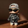 20cm 1/8 Scale BJD Doll Outfit Set Long Sleeve Sweater Pants Hat Necklace Glasses Accessory Female