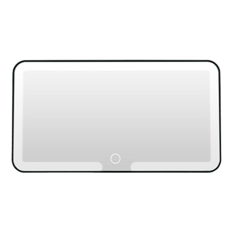 

Car Sun Visors Vanity Glass Rechargeable, Car Makeup Glass with LED Light, 3 Brightness Modes, Dimming Touch Control 1
