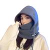 Windproof Winter Cycling Neck Gaiter & Helmet Mask with Fleece Lining