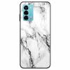 Custodia per ZTE Blade V40 Vita Fiore Marmo Nero Paraurti Morbido TPU Silicone Cover per ZTE V 40 Vita / Blade V40 Vita Custodie per Telefono