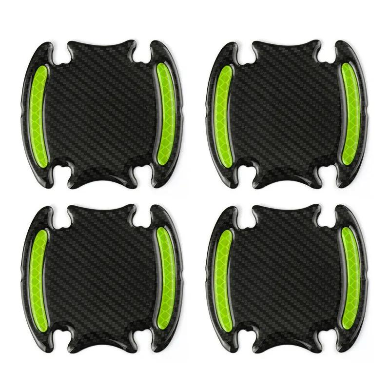 Car Door Reflective Stickers Anti-scratch Safty Warning Stickers Auto Handle Protection Film Exterior Styling Car Accessories