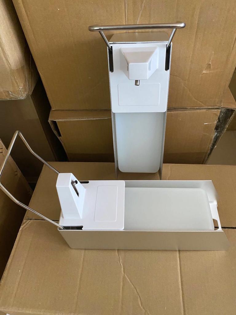 1000ML Hotel ABS Aluminium Alloy Automatic Hand Sanitizer Wrist Band Dispenser Alcohol Sprayer Soap Dispenser