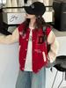 Girls' Stylish Baseball Jacket - 2025 New Spring/Autumn Fashion Outerwear for Big Kids