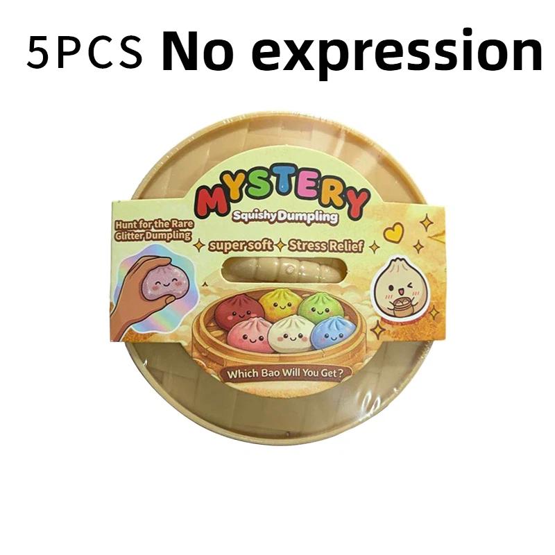 Sparkling Powder Giant Squishy Dumplings Stress Ball Stress Relieving Sensory Squeezing Toys Blind Box Toy Home Decoration