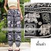 Elephant Pants Long Adjustable Elastic High Waistband Strap Jumper  Unisex Man Women Print Thailand Casual Streetwear Beach Bohemian Retro Vintage