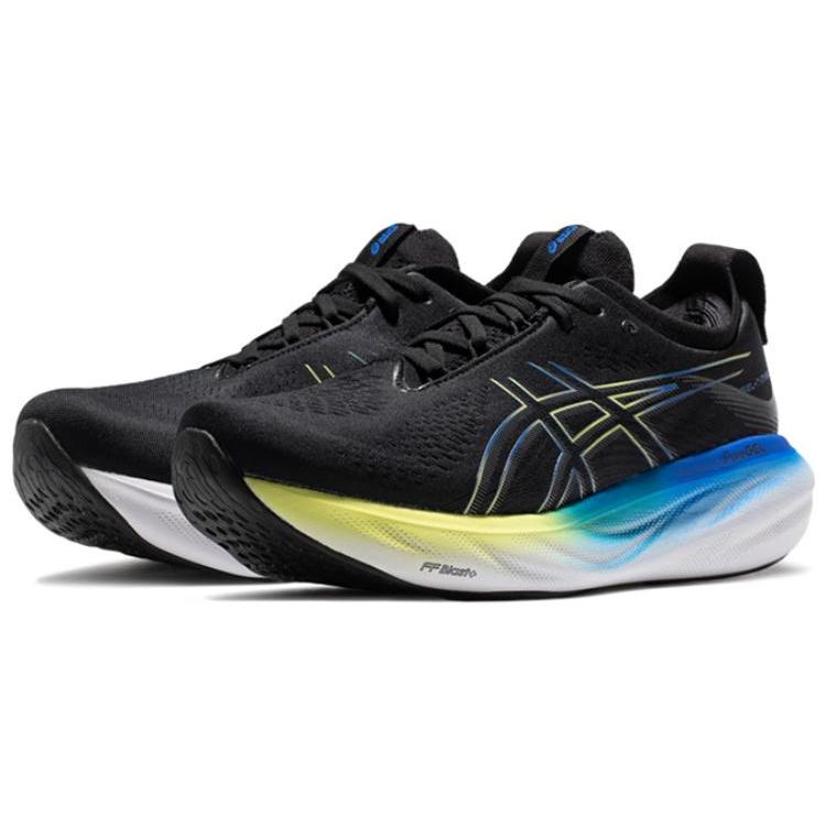 New Asics Gel Nimbus 25 4E 'Glow Yellow' 1011B625-004