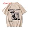 Harajuku Tshirt Manga Japanese Anime Jujutsu Kaisen T Shirt Gojo Satoru Tops Yuji Itadori Graphic Tees Cool Unisex T-shirt