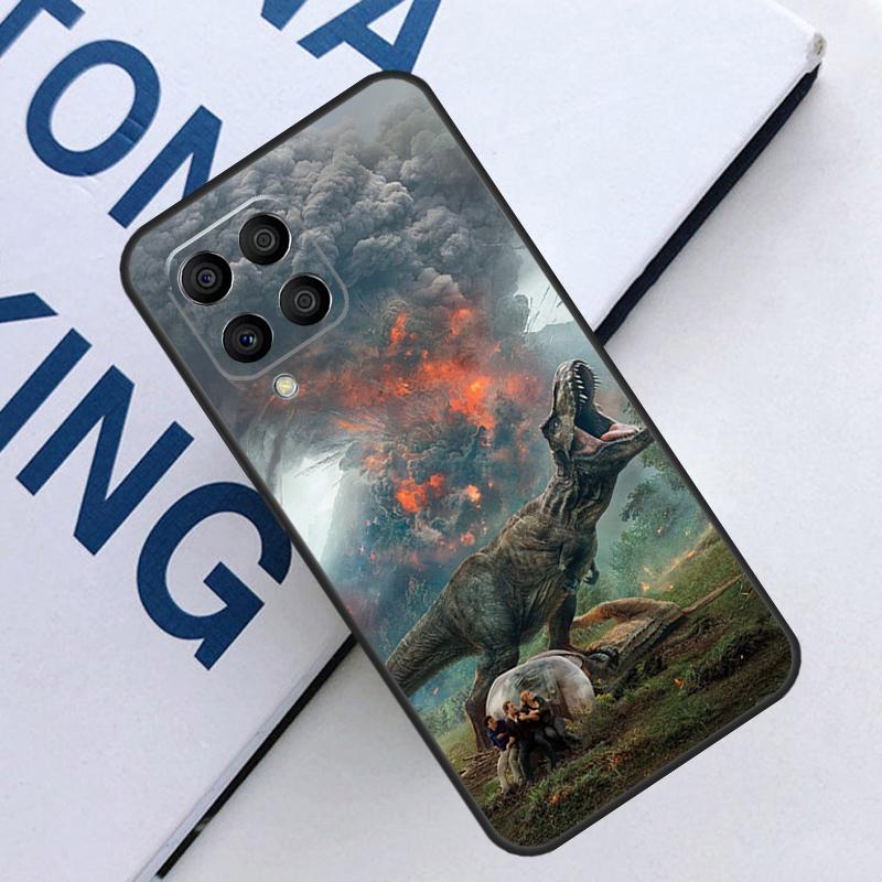 Jurassic Dinosaur World For Samsung Galaxy M21 M11 M31 M13 M33 M35 M53 M55 M15 M14 M34 M54 M12 M32 M52 M06 M16 Case