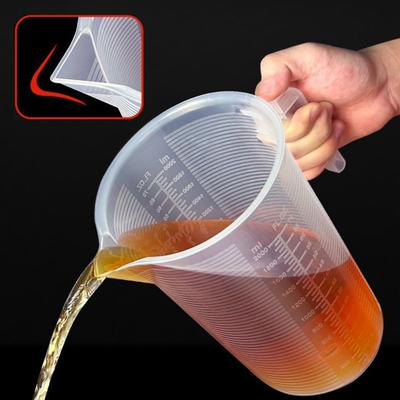 100-5000ml Thickened Plastic Measuring Cup with Scale Food Grade Measuring Cup Experimental Measuring Cup Beaker Plastic Cup