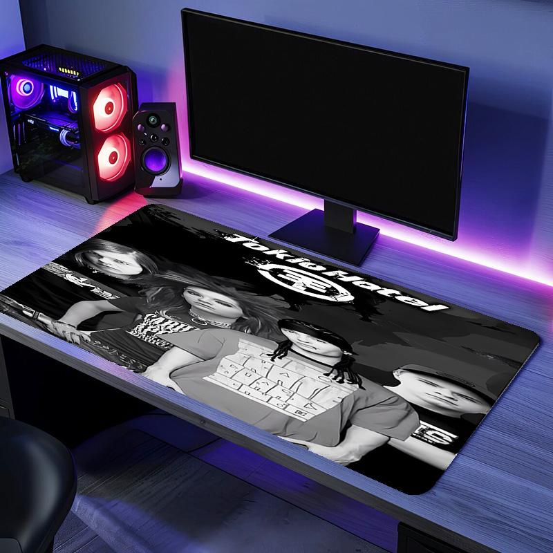 Tokio Hotel Band Mouse Pad - Non-Slip Rubber Base, Smooth Surface for Work,Gaming,Office,And Home Use, Desk Mouse Pad