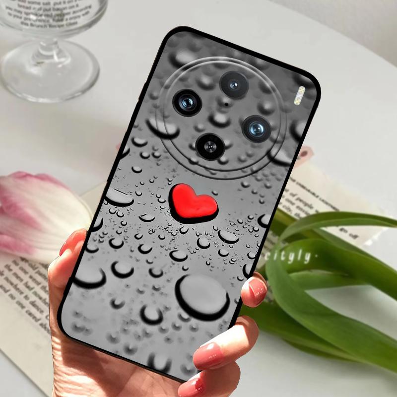 Do etui Vivo X200 5G V2415A Ochrona obiektywu Silikonowe TPU Modne Pokrowce na Telefon Do VIVO X 200 Pro Capa X200Pro mini Osłony Zderzakowe