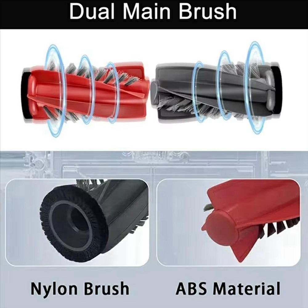 Roller Brushes for Roborock P20 Pro/G30/G20S Ultra/Qrevo Edge/Qrevo Curv Main Brush Vacuum Cleaner Replacement Part