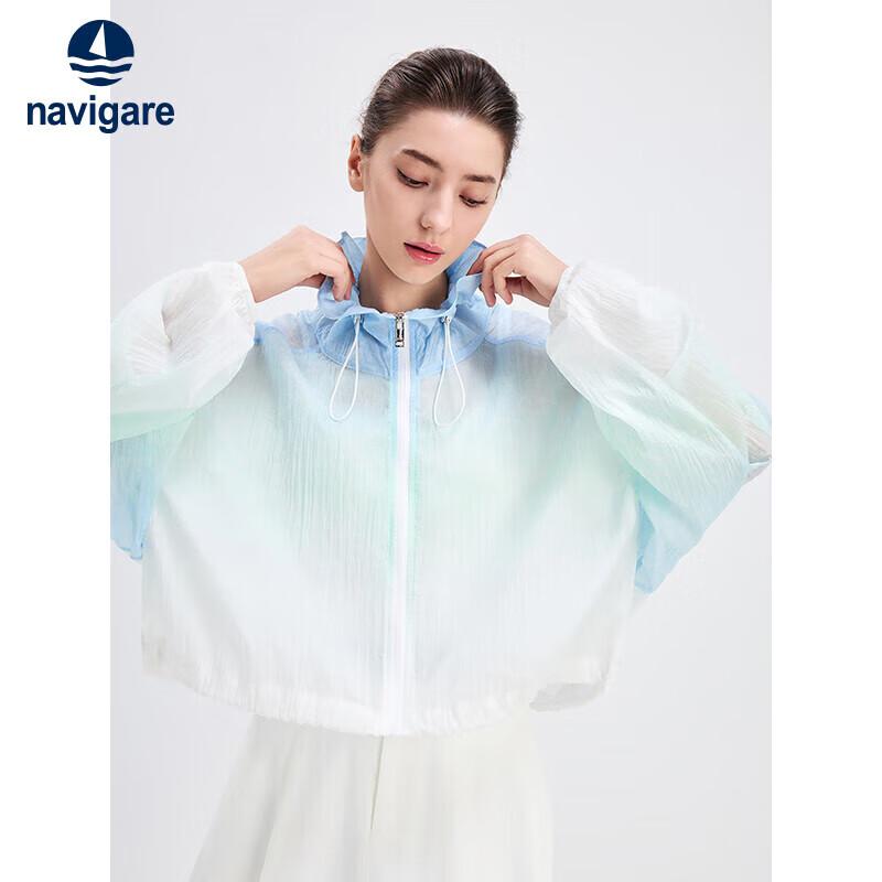 

Navigare Women s Lightweight Ruffled Collar Jacket S