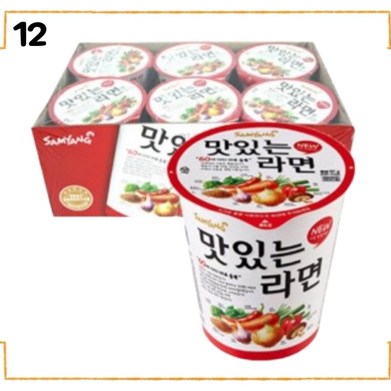 Korean Cup Ramen 6 Pack Set | Nongshim Ottogi Samyang Paldo | Small Cup Instant Noodles