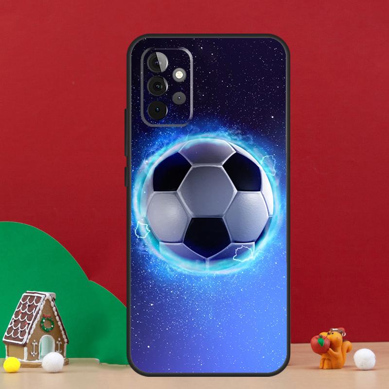 Football Soccer Ball Case For Samsung Galaxy A55 A52 A32 A12 A33 A06 A16 A26 A36 A56 A15 A53 A13 A34 A54 A14 A17
