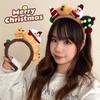 Christmas Plush Snowman Headband - Cute Holiday Hair Accessory for Girls, Perfect for Photos, Performances, Makeup, Face Washing.