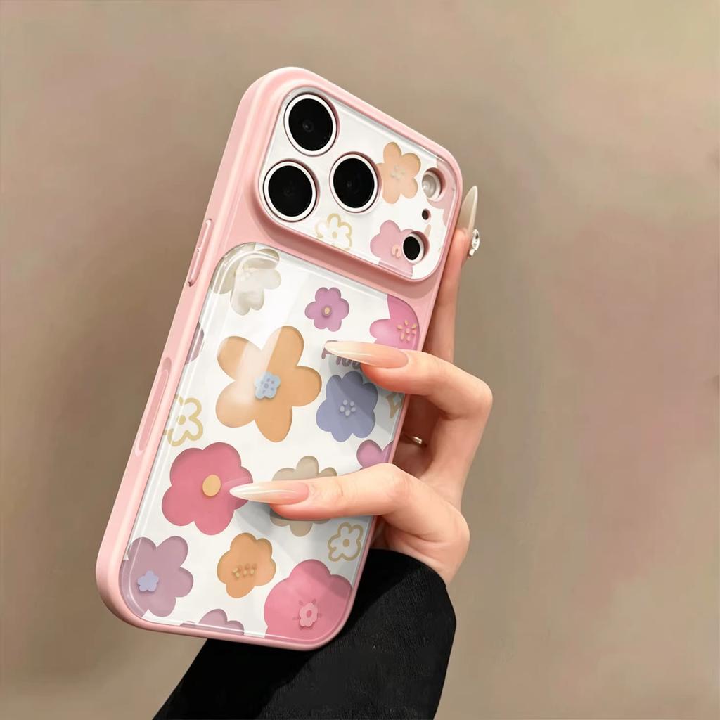 Colored Flowers for iPhone17ProMax Phone Case 16/15Plus Niche Apple 14Pro Creative 13
