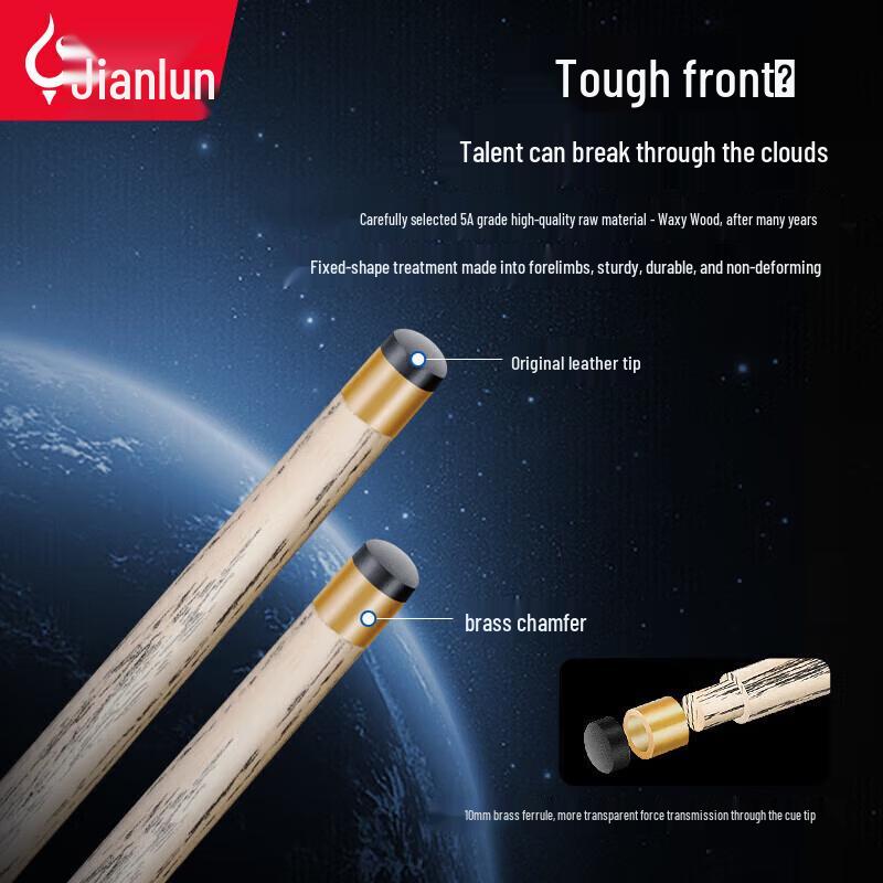 JEEANLEAN Rocket Black 8 Pool Cue