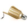 Fishing Beads Feeder Cage Feeder Lures Holder Trap Fishing Cage Basket Iron Head Trap Baits Cage Fishing Tackles