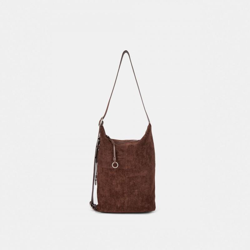 

City Luggage Bag High-silk Light Matte Cowhide Multi-back Adjustable Cross-body Bag 38x15x26cm