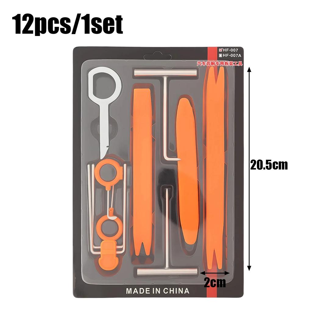 Car Audio Installation and Removal Tool Set Car Panel Removal Audio Navigation Modification Removal Pry Bars 4/12pcs