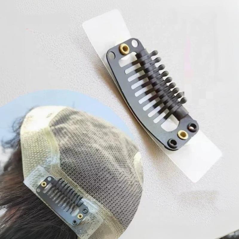 6/10 ks Sada sponek do paruky Dvojstranné lepící sponky Sponka ve tvaru U Profesionální prodloužení vlasů Pro ofinu Sponky do vlasů