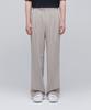 Musinsa Standard [Cooltandard] Real Wide Hidden Elastic Waist Slacks [Light Beige]