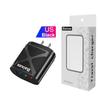 Universal Travel Charger: EU 3-USB + Type-C, US/UK Standard, 5V 2.4A