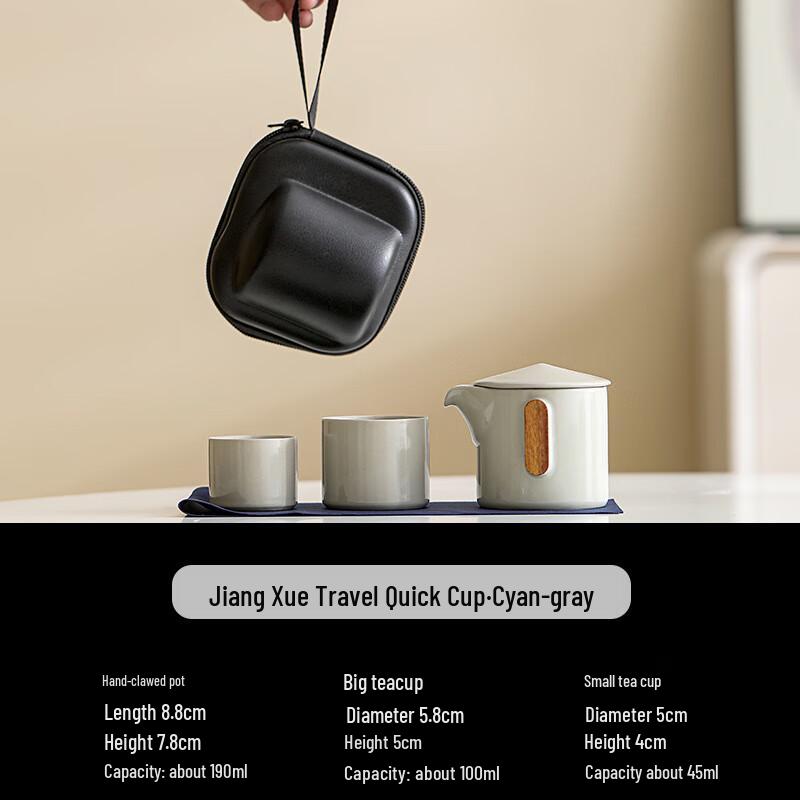 Ceramic Gongfu Travel Tea Set
