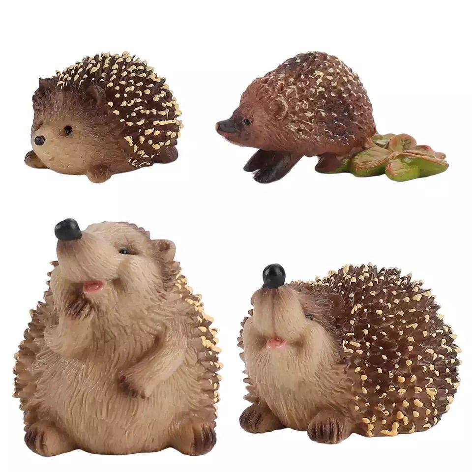 Vivid And Realistic Wild Hedgehog Model Perfect For Desktop Decoration And Play