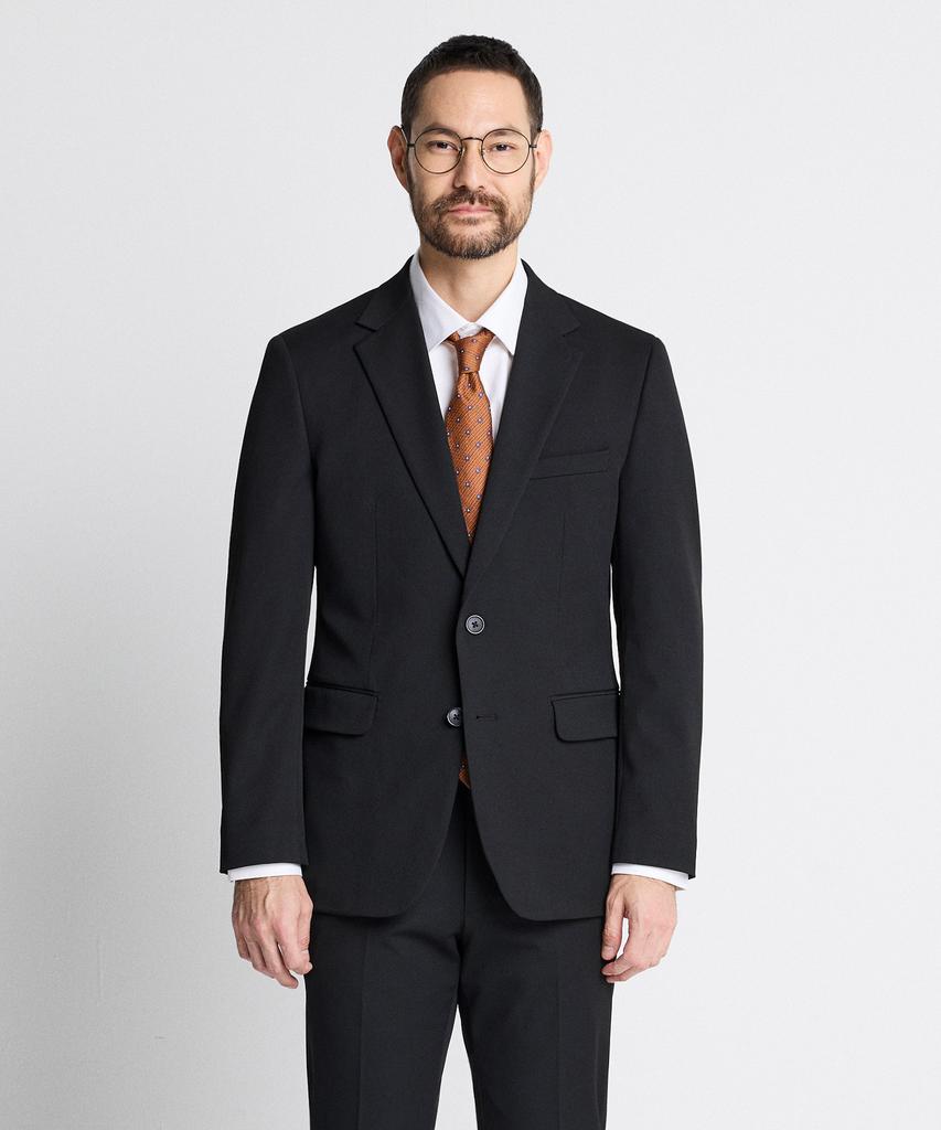 Stco [Four Seasons] Tech-Poly Four-Way Stretch Essential Suit Set_Black (Slim Fit)_Ssjvz01Set