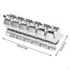 Tally Counter Metal Resettable Conjoined 6 Units Pitch Manual Click Mechanical for Ticket