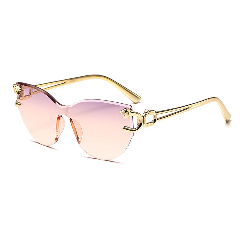 NUOVI Occhiali da Sole Rettangolari Retro Senza Montatura Lenti Graduali Protezione UV Occhiali Accessorio Moda da Esterno