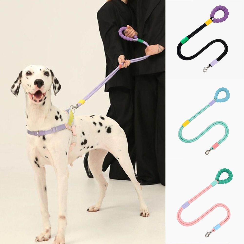 

Candy Color Pet Traction Rope Hands Free Dog Chains Waist Belt Dog Leash For Pet Walking 120cm чорний