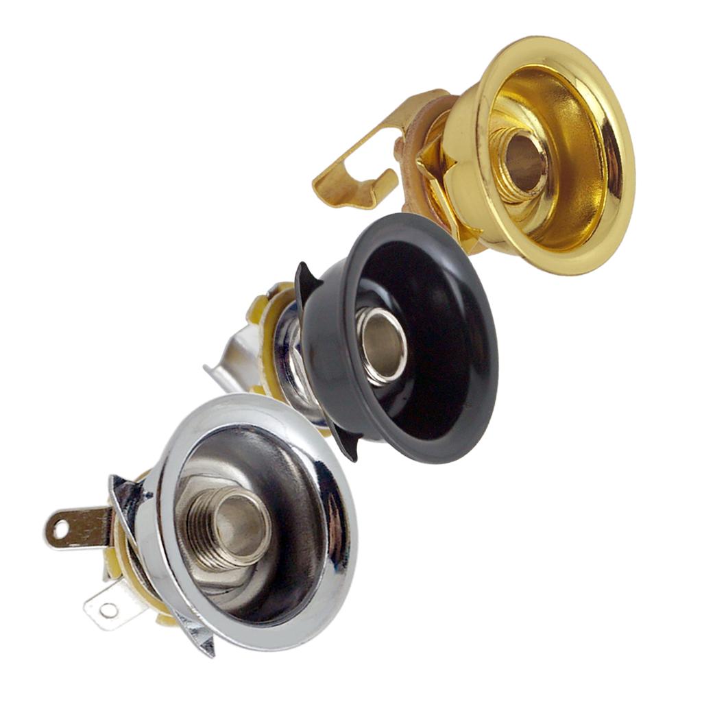 2025 HOT 6.35mm 1/4' Jack Plug Socket Output Plate for Telecaster TL Guitar Guitar Parts Accessories