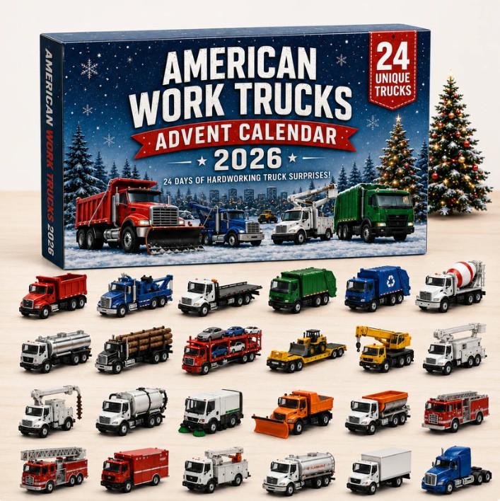 Transportation Advent Calendar With Acrylic Material For Holiday Gift And Kids Play