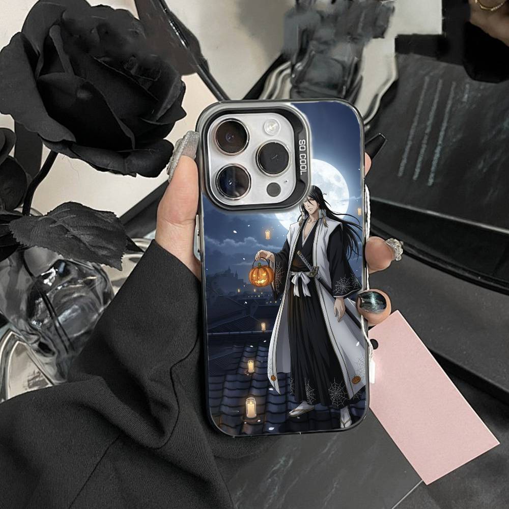 

B-Bleach Anime K-Kuchiki Phone Case For iPhone 16,15,14,13,12,17,Pro,MAX white Matte Shockproof Cover iPhone17air