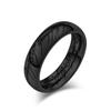 Women's Simple Fashion Titanium Steel Ring 2.8mm Thick Inside and Outside Rot Engraved Stainless Steel Men's Casual Jewellery