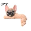 Cute Frenchie Room Decor 3D French Bulldog Resin Light Switch Cover, Cartoon Dog Wall Socket Art Decal Decor, Self-Adhesive Animal Plate Sticker