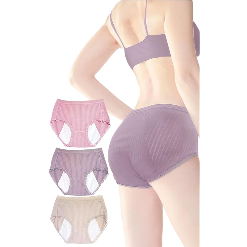 

[baby-mine] sanitary shorts sanitary shorts 11 pieces set [Supervised by experts in menstrual pain care] Menstrual pants cotton ladies cotton sunur