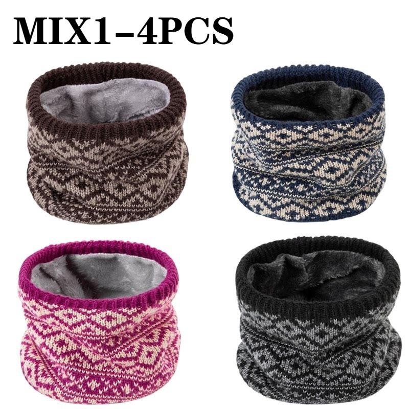Fashion Soft Knitted Neck Warmer Sports Scarf for Women Men Face Cover Winter Running Skating Hiking Cold-Proof Thick Collar