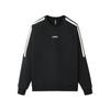 Adidas Striped Crew Neck Comfortable Long Sleeve College Sweatshirt Men sweatshirt Black KA2562