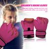 2pcs Boxing Training Fighting Gloves Kid Breathable Sparring Karate Flame Gloves for Effective Working-out Accessories