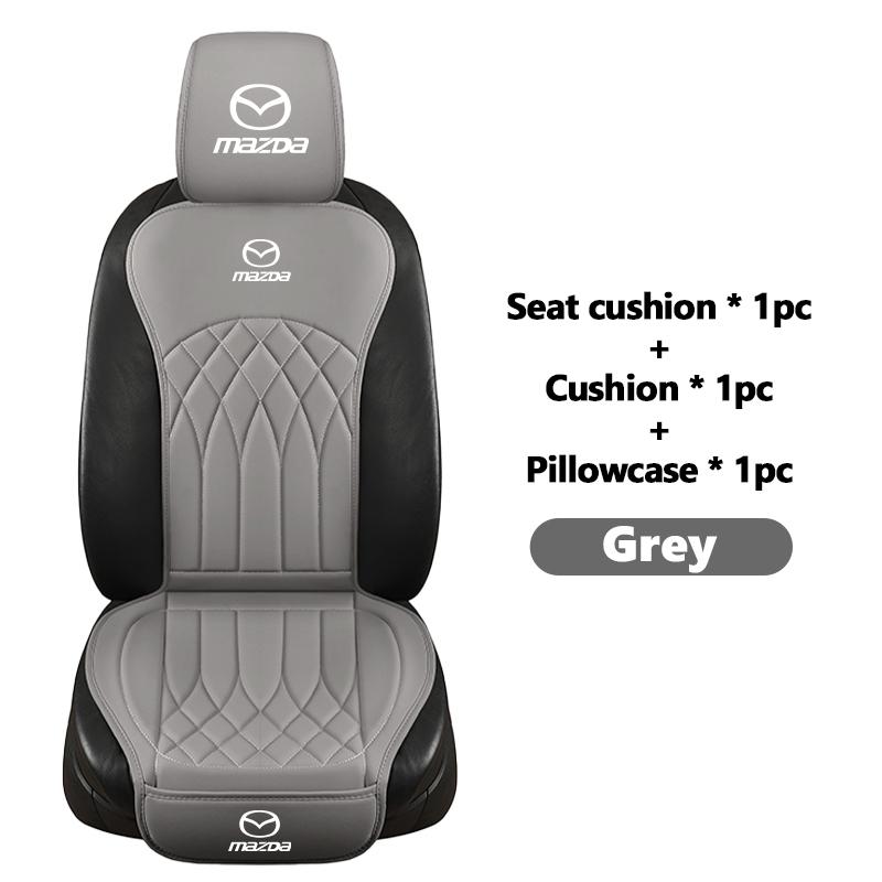 

For Mazda Car Front Seat Head Pillow Case Seat Cushion Protector Pad 3 6 CX5 2 CX3 CX9 MX5 RX8 Axela Demio Atenza MS