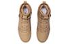 LiNing Qingchao Coverage Slip Resistant Cushioning Abrasion Resistant High Top Skateboard Shoes Men's Brown White AGCP215-3