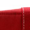 HERMES Deauville PM Handbag Red canvas Women Used